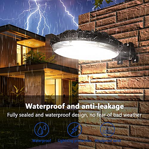 LED Barn Light, Dusk to Dawn Outdoor Lighting with 100W 10000LM 5000K Daylight, IP65 Waterproof Outdoor Security Lights for Garage Yard Street Warehouse Use - Thumbnail 3