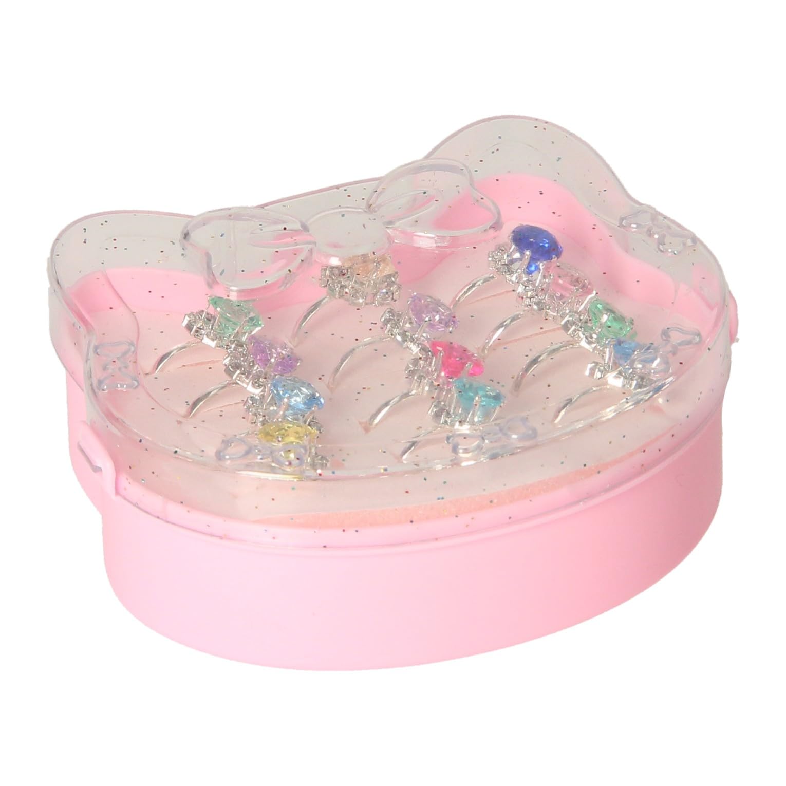 Ring set Heart, 12pcs.