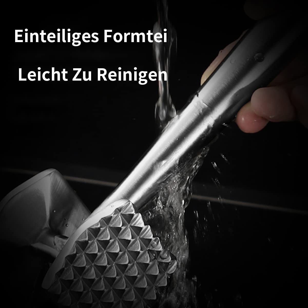 AMOZO Fleischhämmer-Fleischklopfer Edelstahl Spülmaschinenfest-Doppelseitig Schnitzelklopfer für Schnitzel, Koteletts, Steaks– Meat Tenderiser Stainless Steel