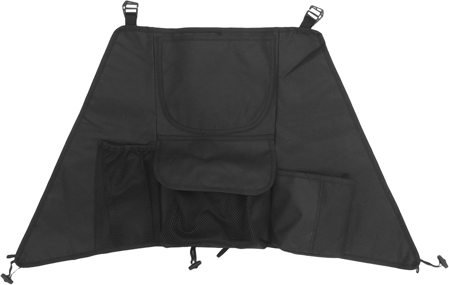 Baby Stroller Hanging Bag with Cup Holder - Multi-Pocket Pram Organizer for Toys Diapers Paper Tissues - Pushchair Pouch for Outdoor Travel Essentials