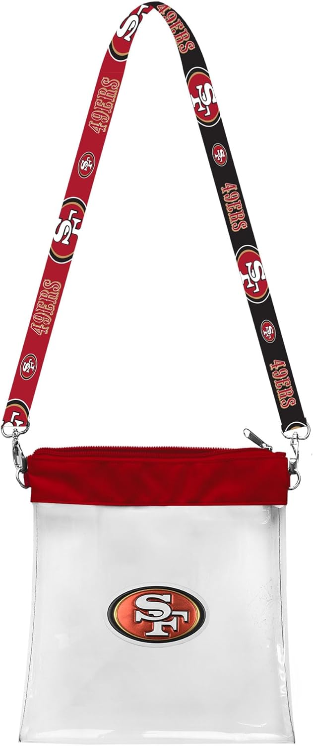 Littlearth NFL Clear Satchelette with 3D Logo