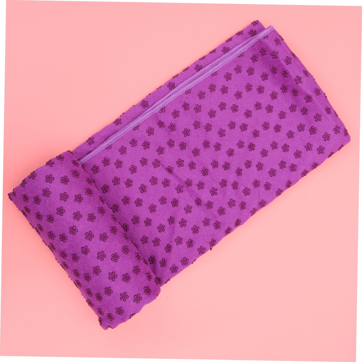 WOONEKY 1pezzi Tappetino Yoga Non Scivolante Design Puntinato Di Prugna Copertura Per Pilates Fitness Esercizi e Yoga Leggero