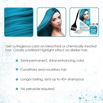 Punky Colour Box Kit Turquoise Semi Permanent Hair Color - Vegan