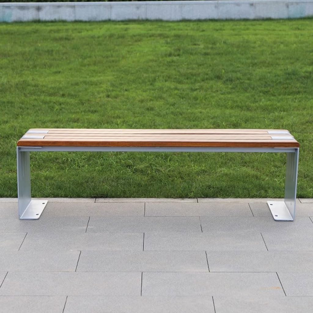 Patio Benches for Outdoors Leisure Chair Double Stool Backrest Bench Community Outdoor Garden Benches for Outdoors