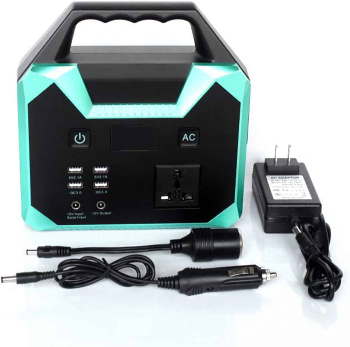 Home/Outdoor Mobile Energy Storage Power Supply, 40800Mah Portable Emergency Power Supply for Car Mobile Phone Laptop,110V