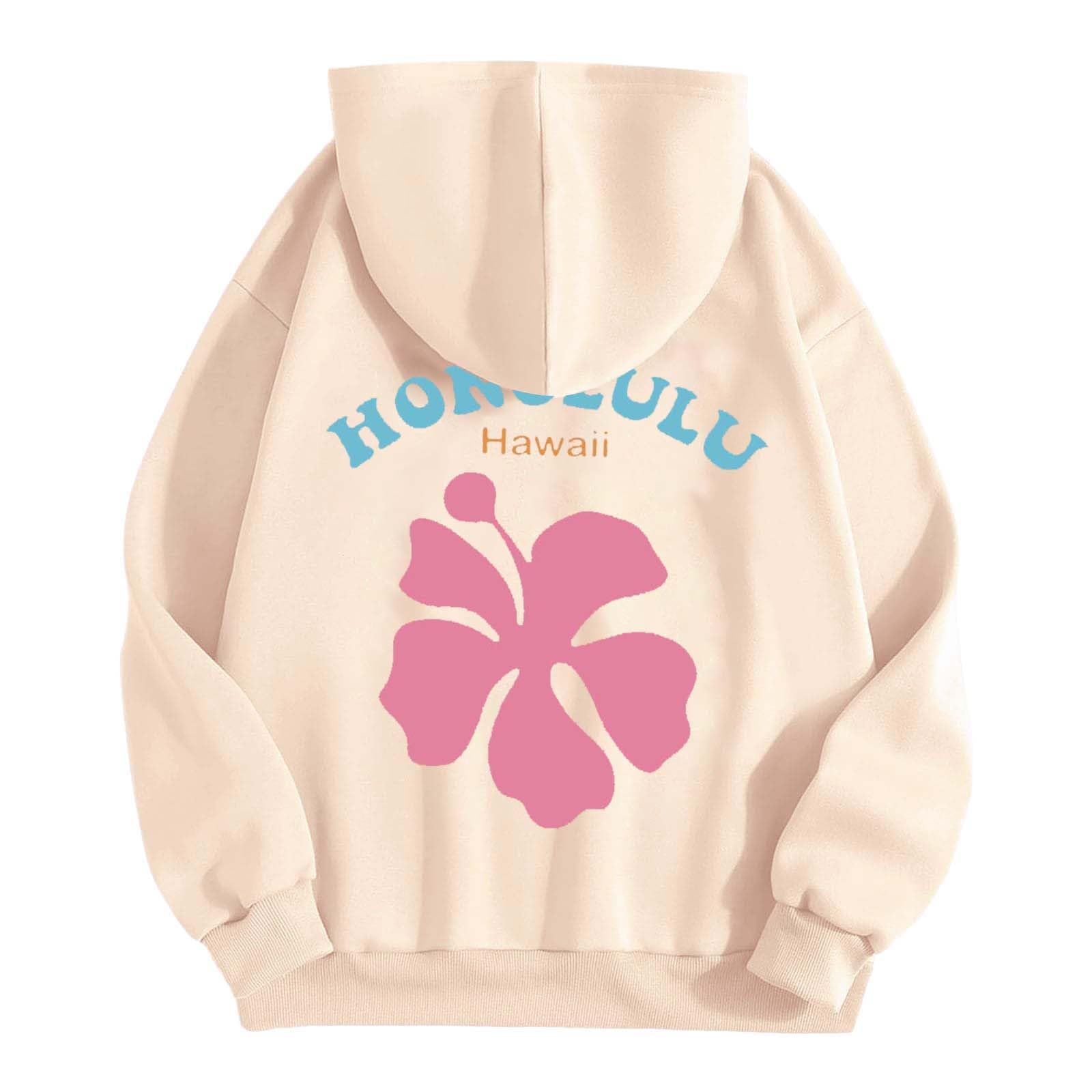 Pink Hoodie Dress For Less Hoodie Damen Pink Full Sleeves Printed