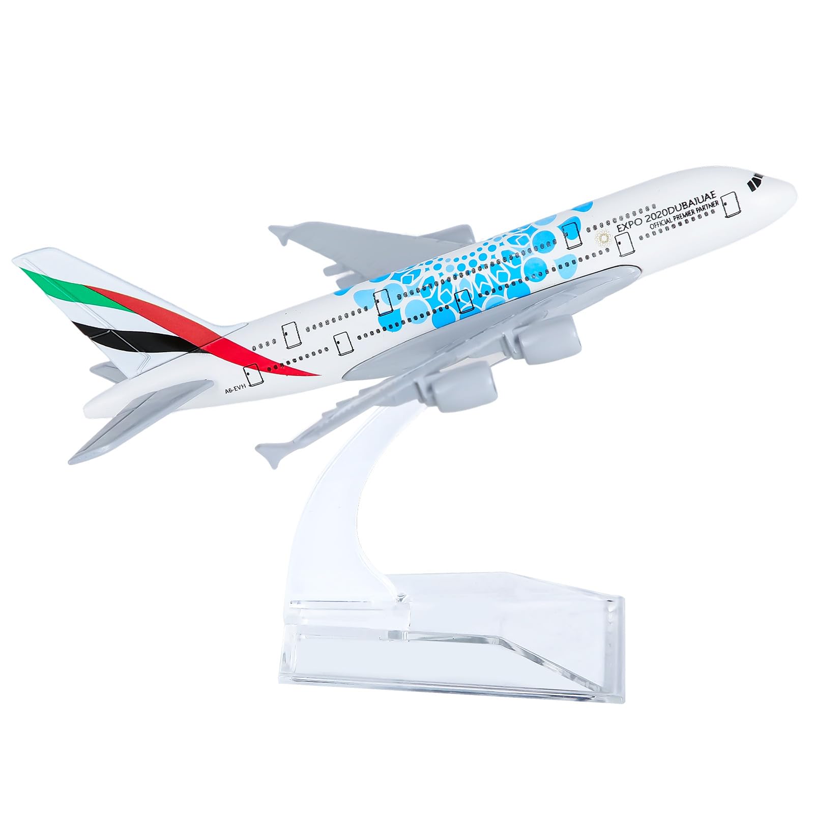 Nhemeylp Model Plane, A380 Airplane Model 1:400 Diecast Airway Planes