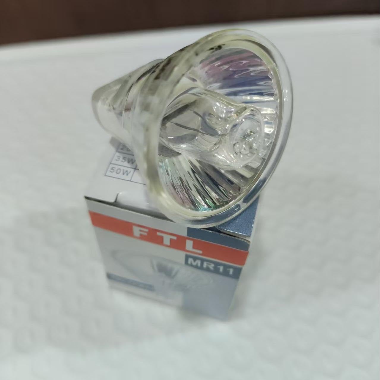 BLOMDE MR11 Halogen-Lampe, 220 V, 20 W, 35 W, 50 W, dimmbar und flimmerfrei, 2700 K warmweiße Halogenlampe, geeignet für Schienenstrahler und Heimdekorationsbeleuchtung. (10 Stück/220 V, 20 W)