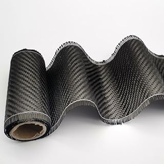 OFC 10x100 cm 3k 200g tecido de carbono real tecido de carbono elástico liso xadrez grande carro tecido de fibra de carbono Forjado (Twill)