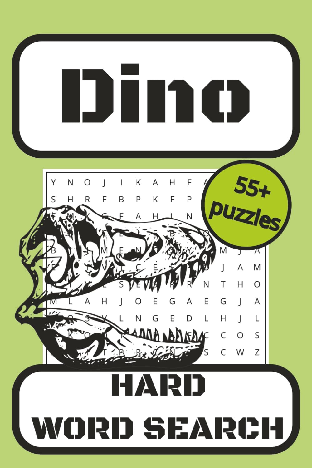 Dinosaurs Word Search: Fun and Relaxing Puzzles for Focus and Brain Training
