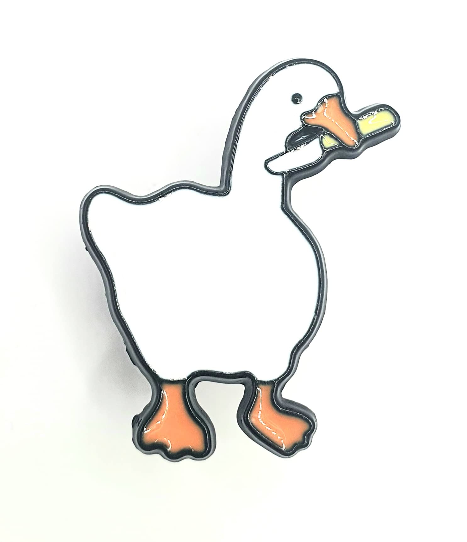SNS Components Angry Goose Knife Evil Meme Game Funny Metal Pin Badge HONK!