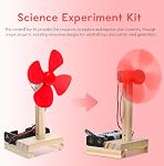 DECHOUS 6 Sets DIY Fan Making Kit Educational Science Experiment for Creative Projects Easy Assembly Wooden