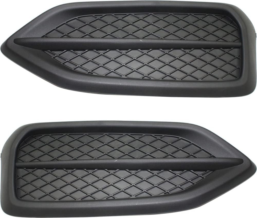 Garage-Pro Fog Light Cover SET Compatible with Honda Civic 2014-2015 Front, Driver and Passenger Side, Coupe, Black