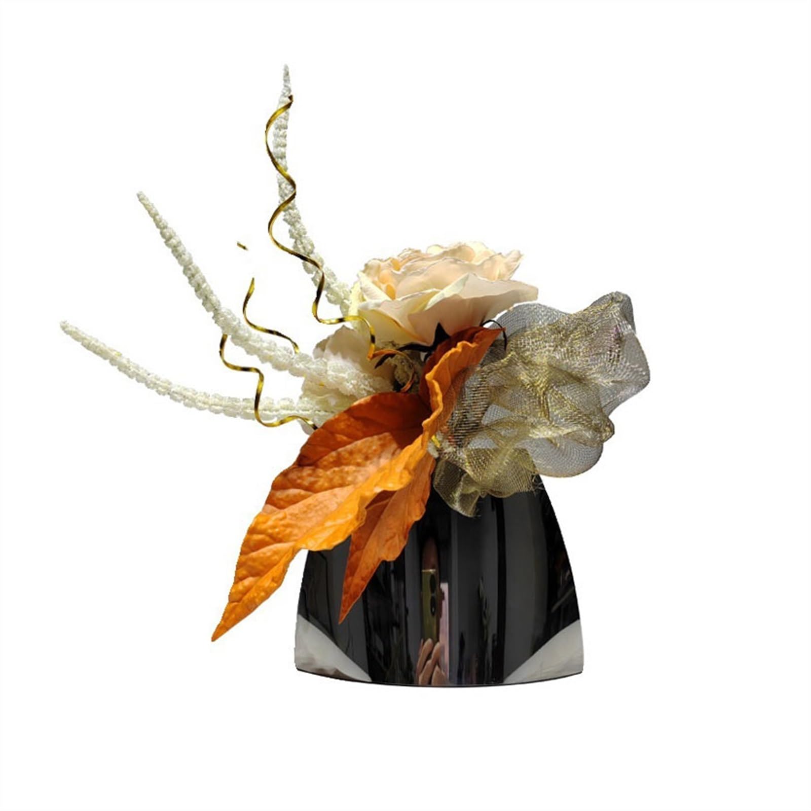 Bx9rE7tK3g Faux Flowers with Vase Living Room Coffee Table Dining Centerpieces Bedroom Simulation Bouquet Modern Fashion Artificial Flower Arrangement Artificial Flowers