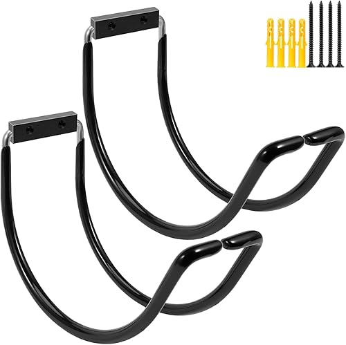 Miniatura 21 de Soporte para manguera de jardín, colgador de manguera de agua montado en la pared, gancho sólido de acero inoxidable 304 para manguera de jardín