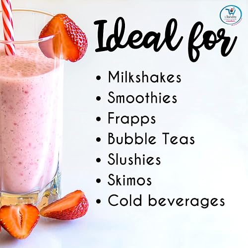 Miniatura 3 de JATI Frosty Mix - Mezcla de polvo de bebida fría de fresa, 26.5 onzas, polvo de batido - Crema mezclada