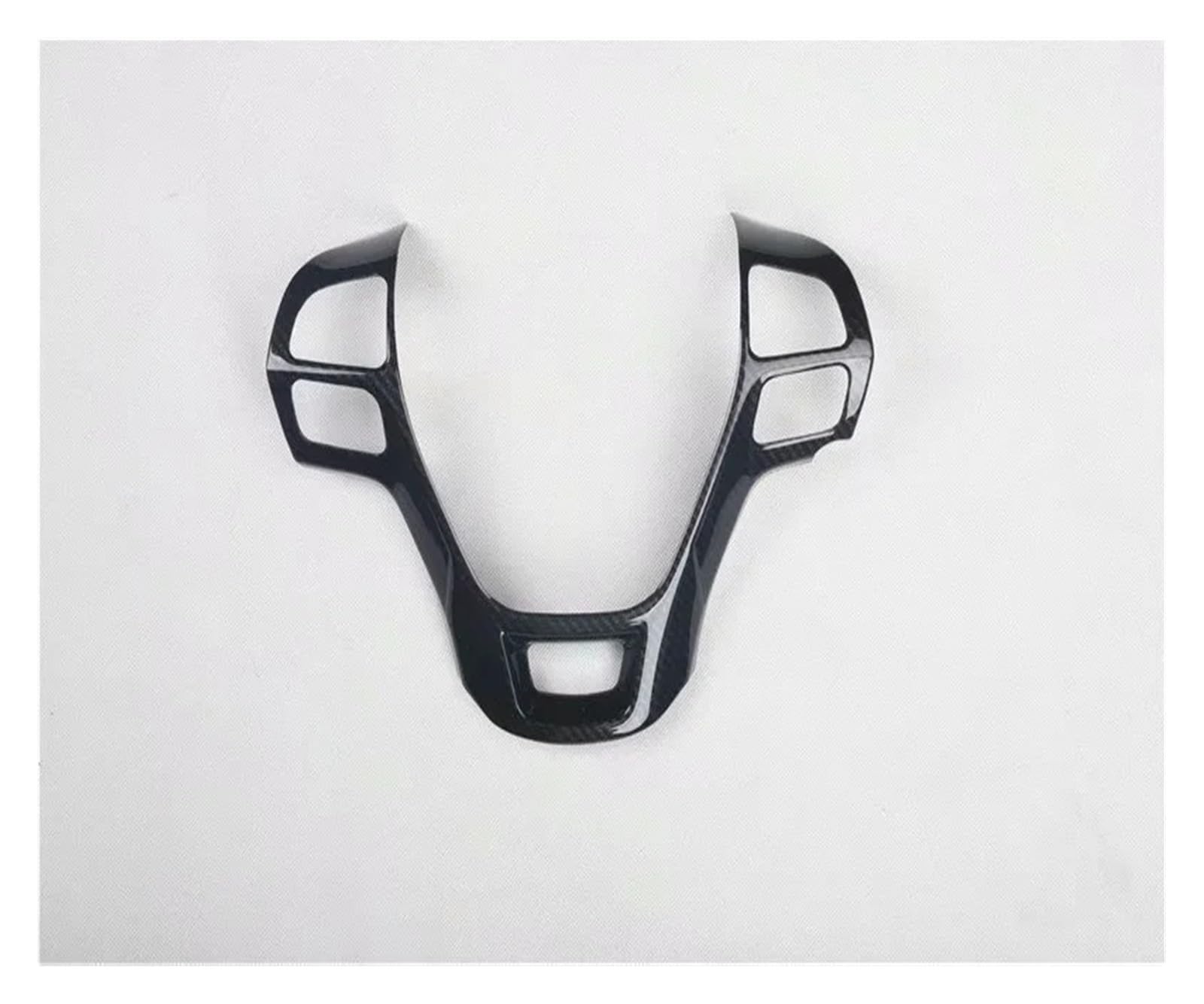 Interior Trim for Explorer 2013-2018 Carbon Fiber Interior Covers Shift Gear Panel Steering Wheel Knob ABS Car Sticker Cover Trim Sticker(Steering Wheel)