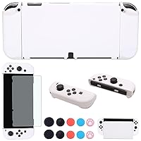 Vista 25 de COMCOOL Dockable Case for Nintendo Switch OLED - [9 FT Military Grade Drop Protection] [with Tempered Glass Screen Protector] Cute Kawaii Protective