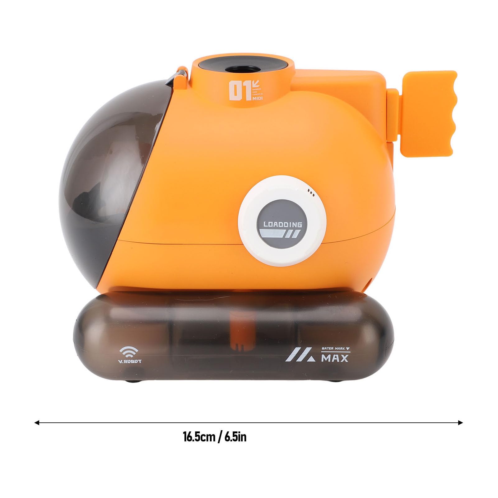 ANGGREK Humidificador de Escritorio Humidificador Submarino ABS 250 Ml Generador de Niebla con Anillo para Fumar con Control Remoto para Dormitorio Escritorio de Oficina Usuarios de Espacios