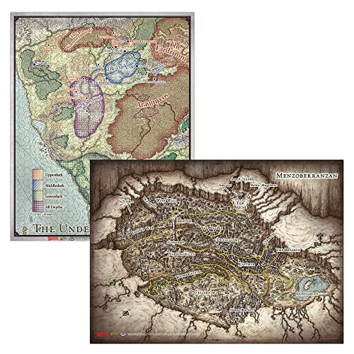 Battlefront Miniatures Dungeons & Dragons Out of The Abyss Map Set- Maps of The Underdark Cover