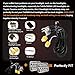 KASLIGHT 1Set 2 Headlight Wiring Harness H4 Relay Harness H6054 LED Headlight Connector Socket Kit for 9003 6054 Toyota 95-97 Tacoma 88-95 Pickup Headlamp Fix Dual Light Dim Dual Ground Problem