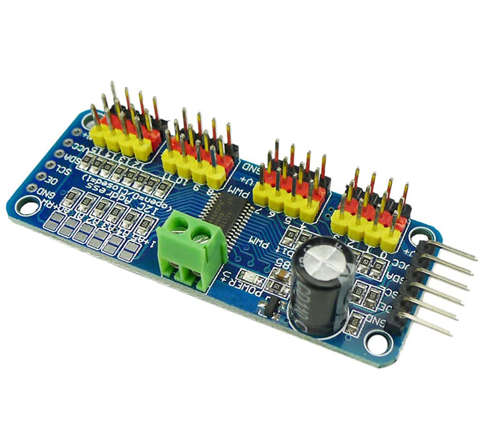 Amazon.co.jp: KKHMF PCA9685 16チャンネル 12-ビット PWM Servo