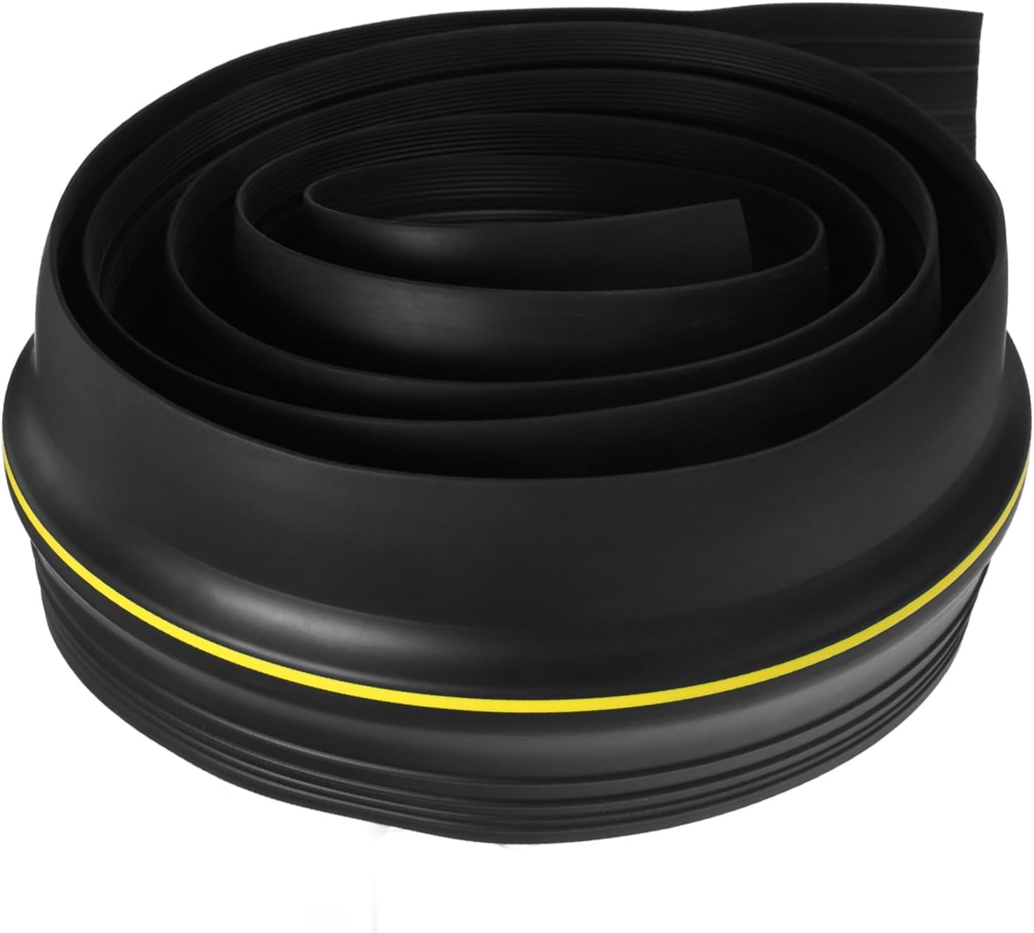 Rubber Garage Door Seal Strip Wear-Resistant Bottom Weatherproof Insulation Kit Flexible Replacement for Garage Door Gaps Easy to Install and Cut