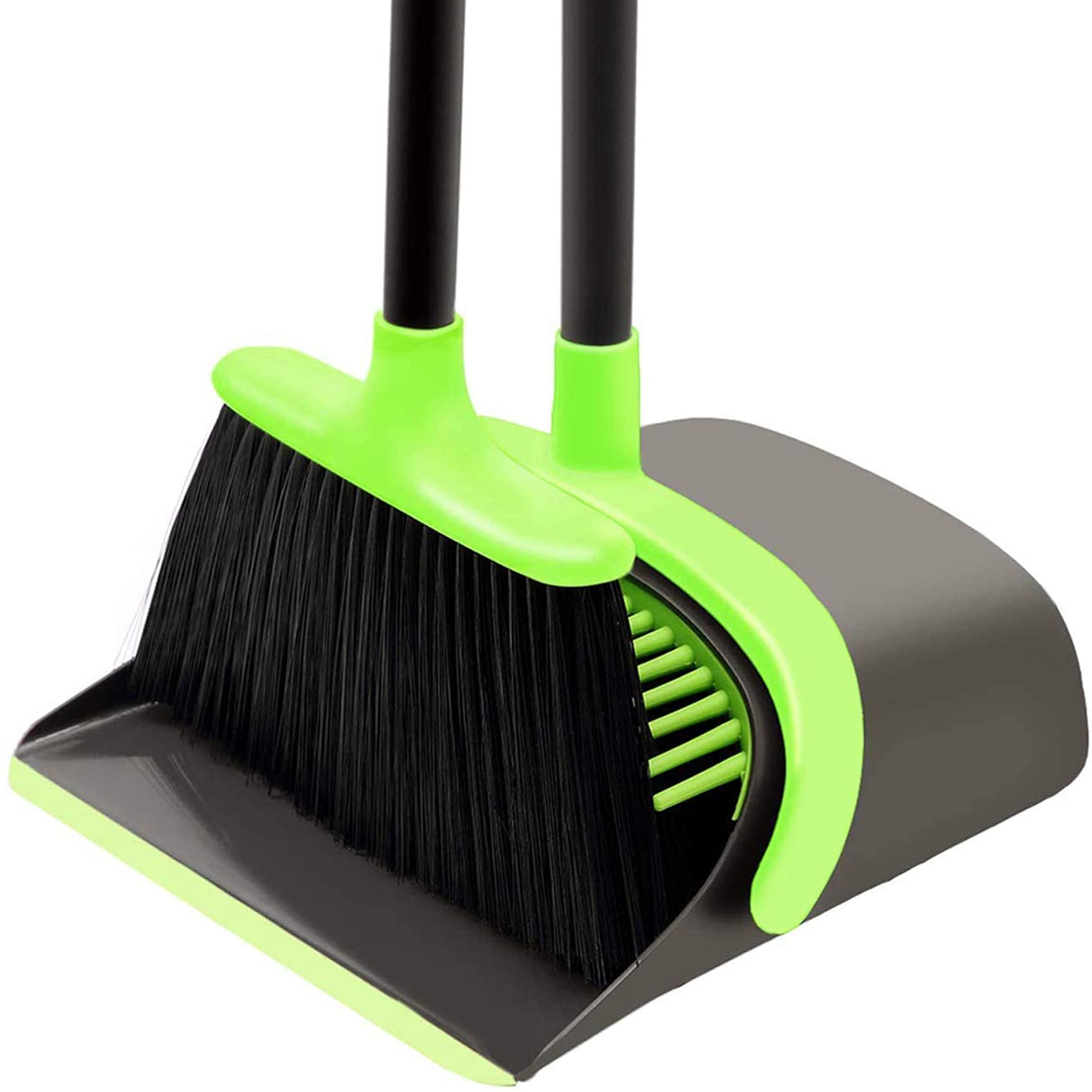 Buy SANGFOR Broom And Dustpan Set Cleaning Supplies Upright Broom And Dustpan Combo With Long