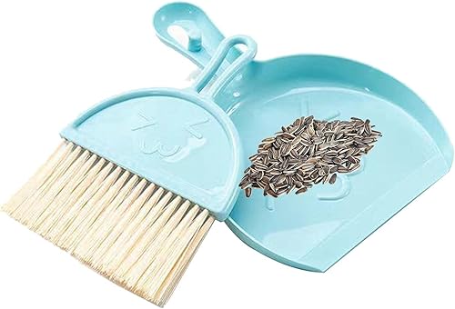 Miniatura 8 de Shakven Juego de recogedor pequeño y cepillo  Juego de recogedor de mano y cepillo para niños, juego combinado de escoba y recogedor, cepillo de
