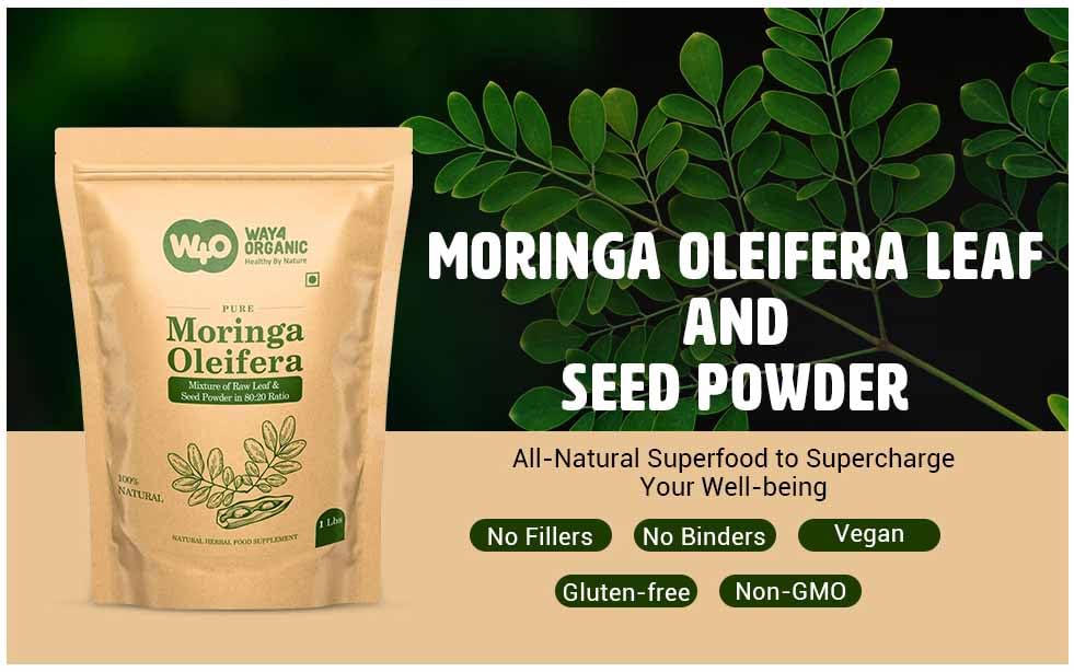 Snapklik.com : WAY 4 ORGANIC W4O Moringa Oleifera Leaf And Seed Powder ...