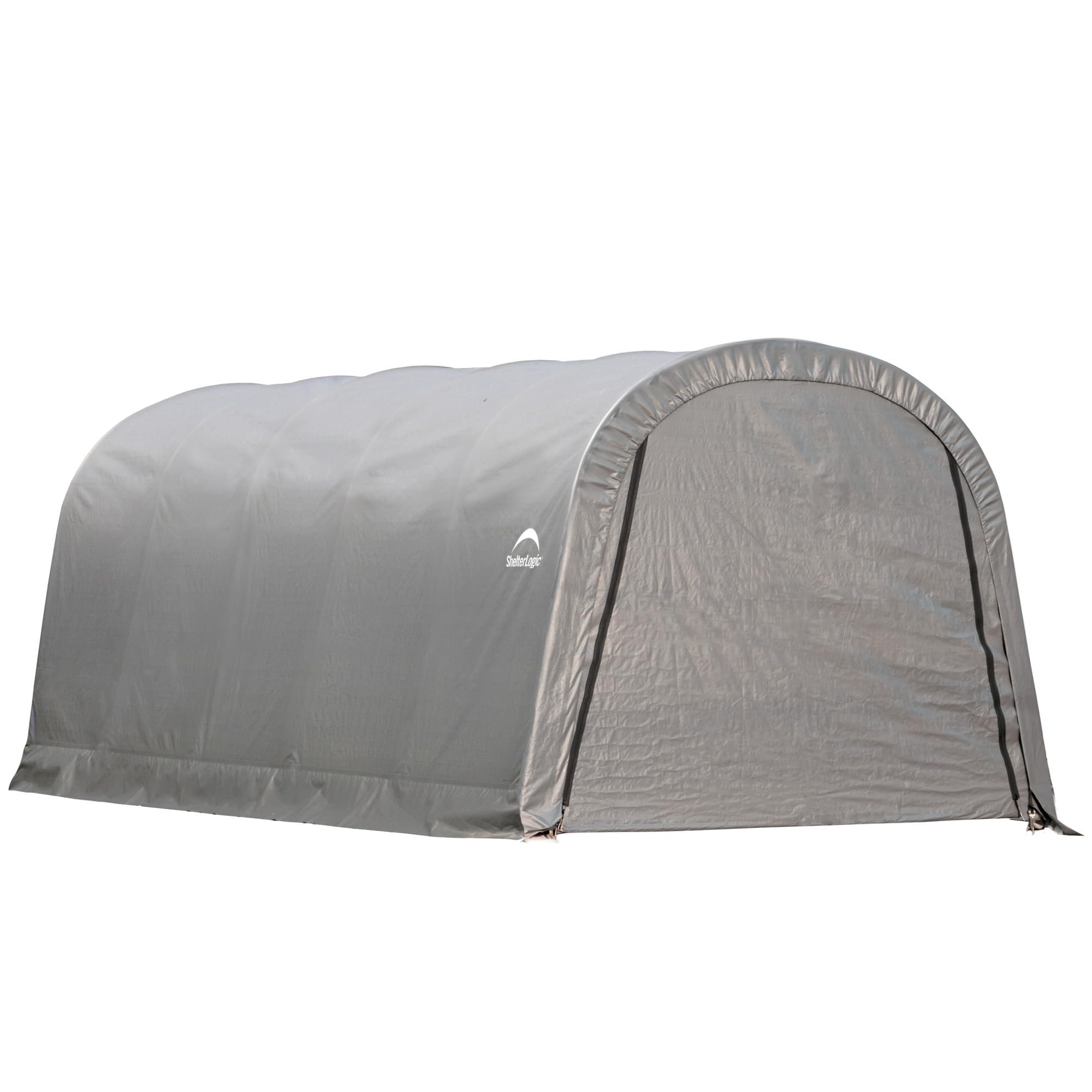 Garage-in-a-Box 12 x 20 x 8 ft. Roundtop Replacement Cover (Frame Not Included) 7.5 oz. Gray