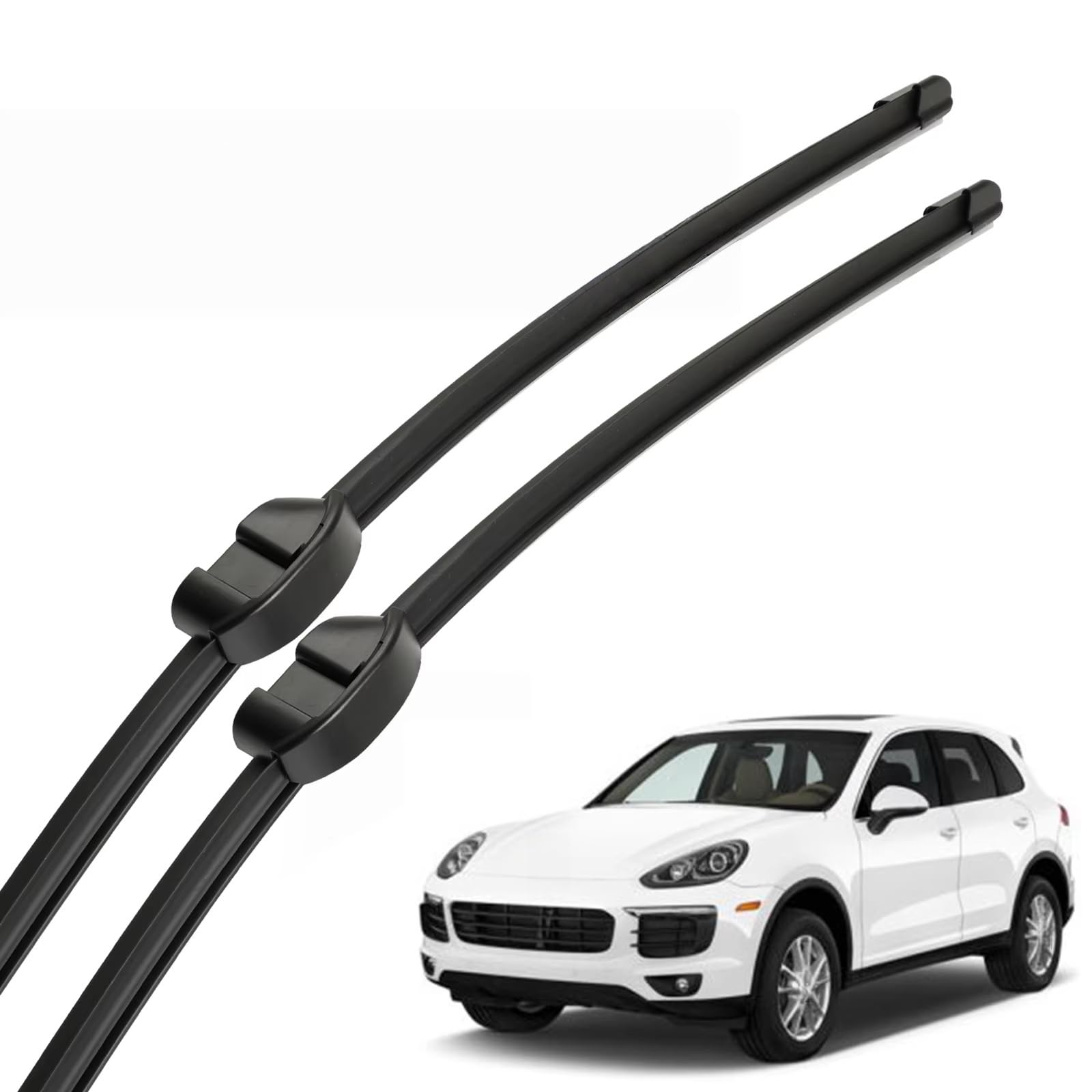 PAPEP Windscreen Wiper Blades for Porsche Cayenne 2007-2017 26"+26", Front Replacement Wipers OEM Quality Water Repellent Rubber Automotive Windshield