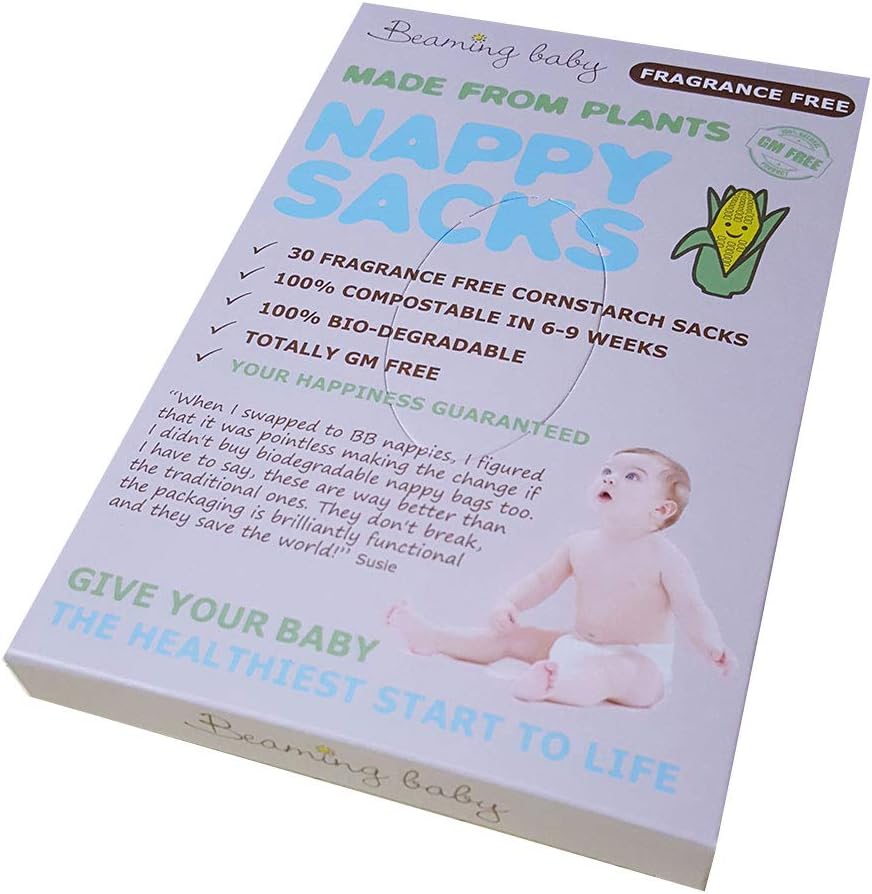 Made from Plants Nappy Sacks Fragrance Free, Box (30 pcs)