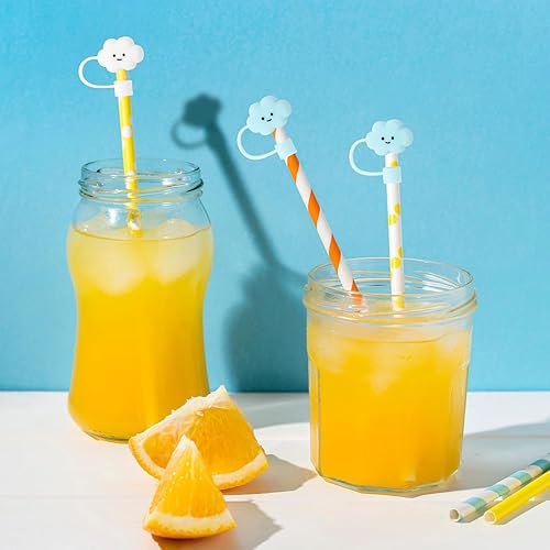 Miniatura 6 de 4 tapas de popote de silicona de 0.4 pulgadas de diámetro para copa Stanley, a prueba de polvo, puntas de popote reutilizables