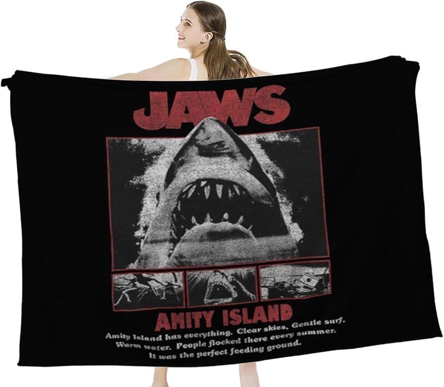 jhonホームブランケット Amazon｜ブランケット Jaws ジョーズ 毛布 フランネル毛布 シングル