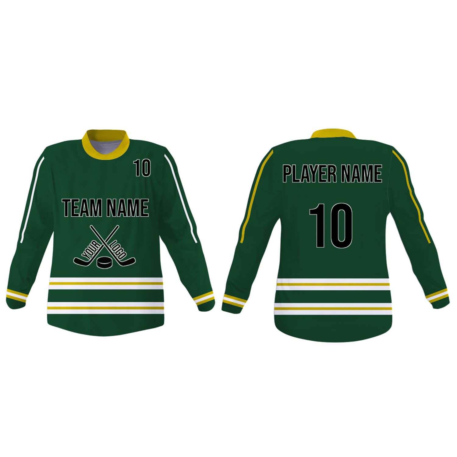 SGS Sports Gear Custom Hockey Jersey, Personalized Reversible or Standard Design with Name &amp; Number, Hockey Jersey