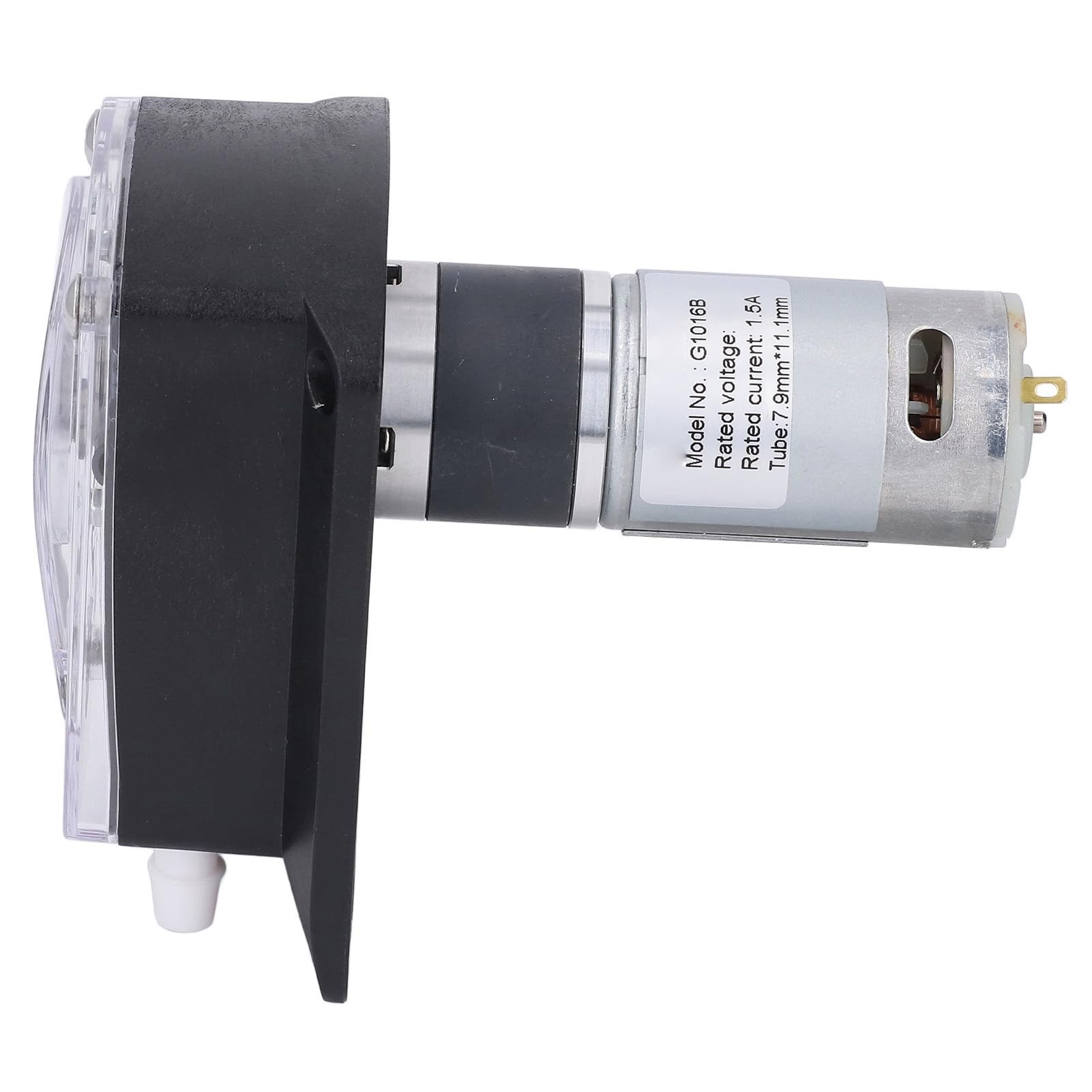 Jeffergarden Bomba Peristáltica Dosificación de Líquidos de Alto Flujo Mini Dispositivos de Muestreo Analíticos Industriales Maquinaria de Alimentos Micro Dosificación Cabezal Doble 1.5A DC24V Motor
