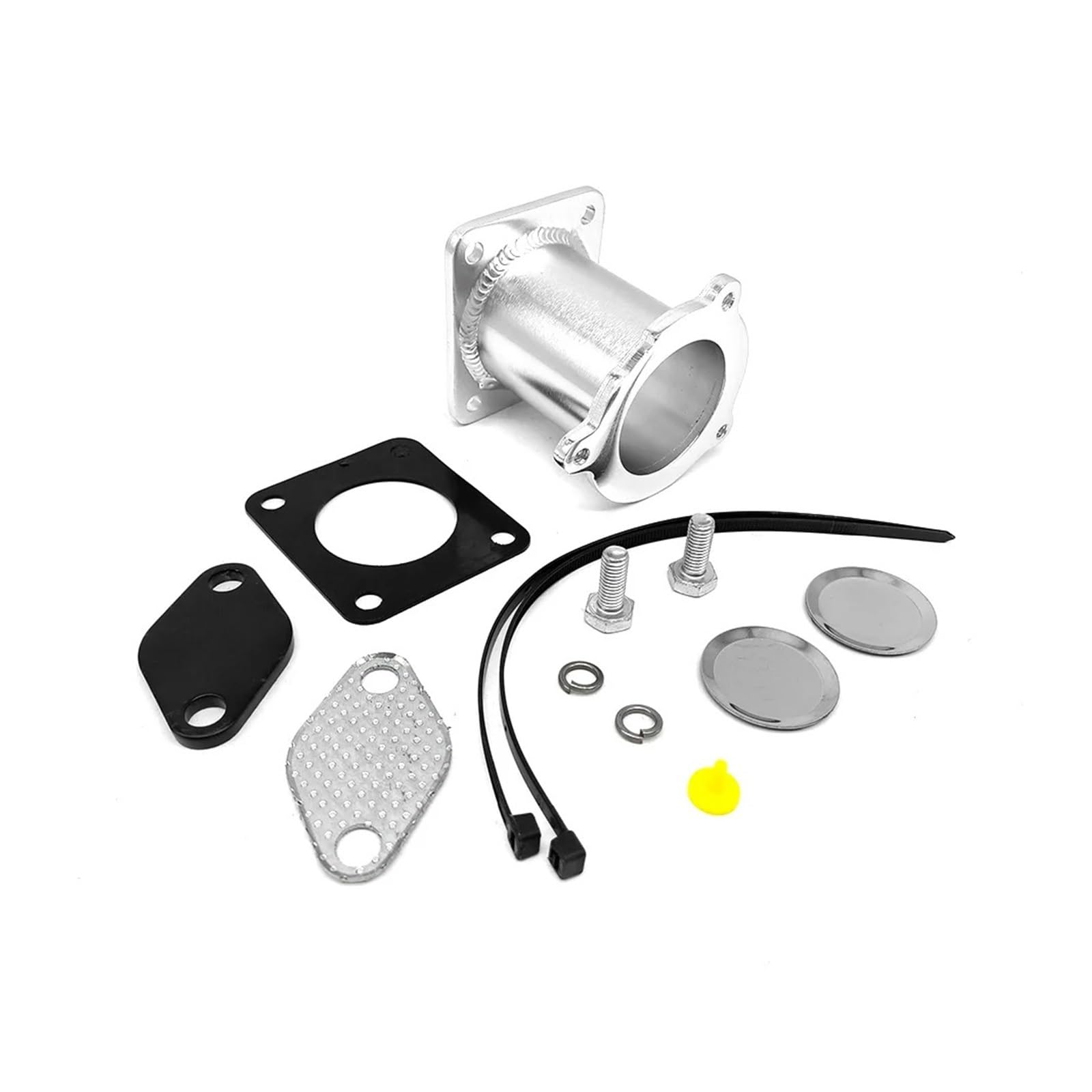 Olvesxc Silver Exhaust Gas Recirculation For Bmw For M47n2 For M57n2 E60 E61 E87 E90 E92 E93 320 325D 330D 525D 530D 520I For X3 For X6 For X5 11717804381 Egr Disassembly Valve Kit Aluminum Egr Valve