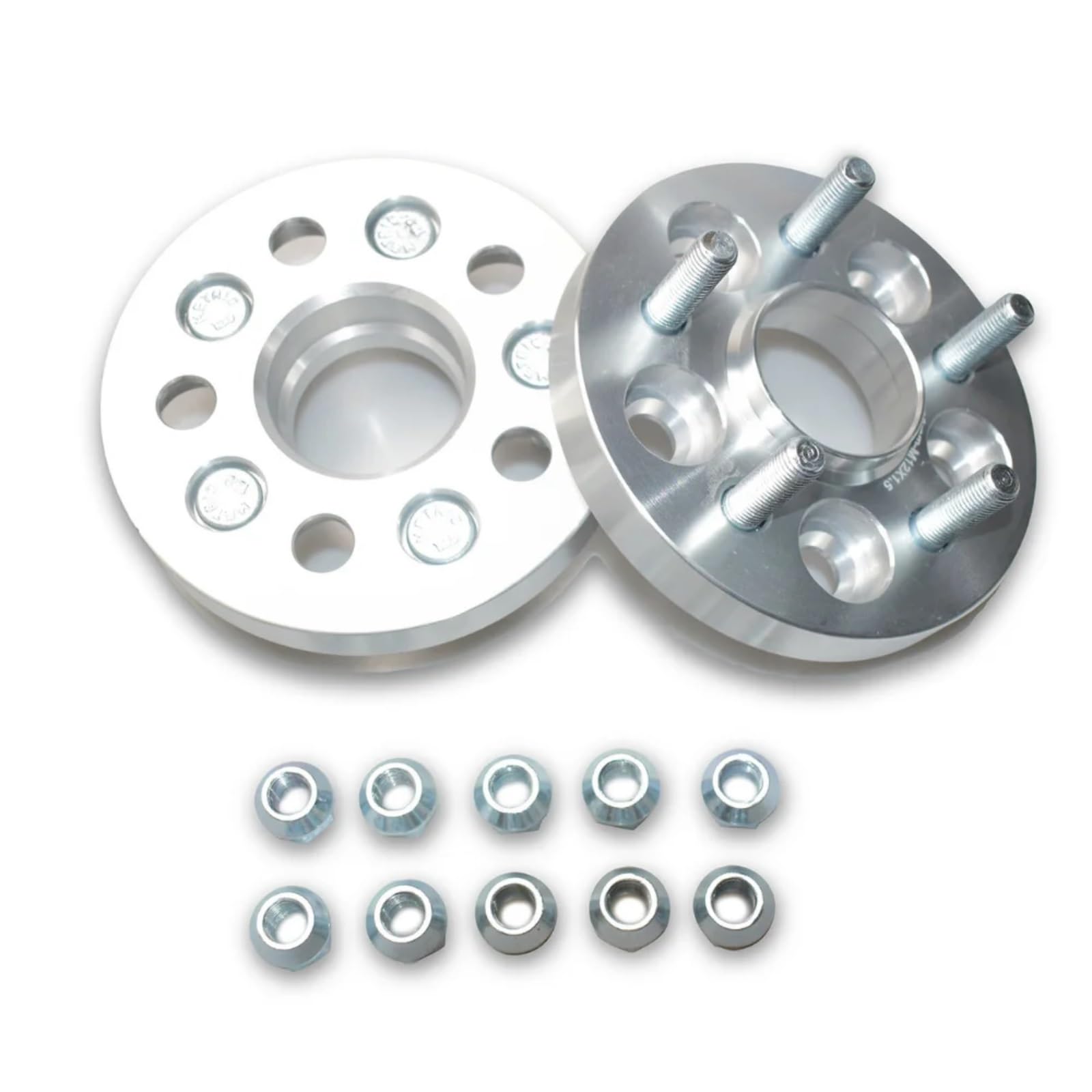 2 Uds Junta Espaciadora De Rueda PCD 5X100 Diámetro Para Cubo 56MM M12X1.5 Compatible Con Subaru Para Impreza 2000-2016 Para Subaru XV 2010-2012 Espaciadores Rueda Coche