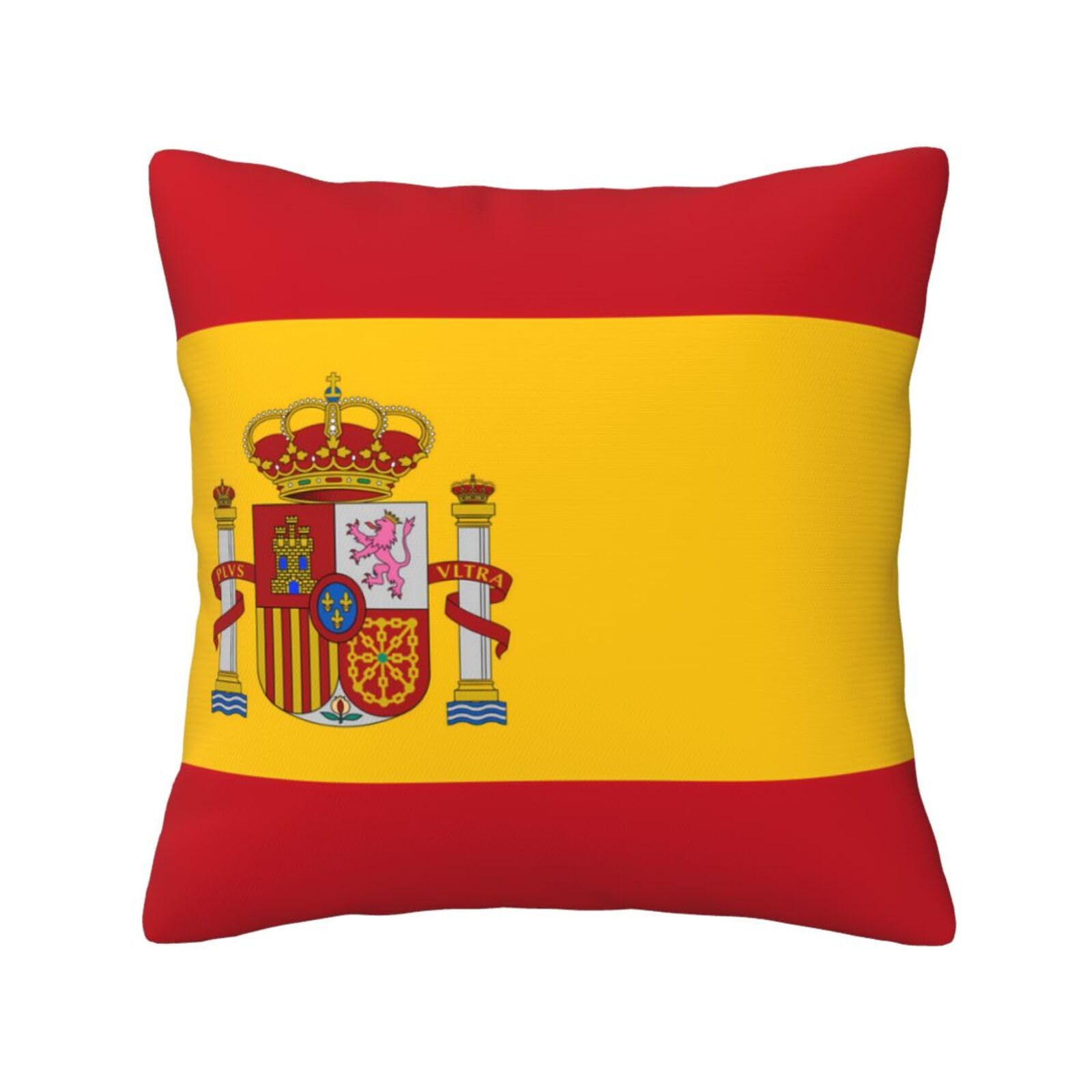 SXZVVBN Spanish flagDecorative Square Sofa Cushion Covers
