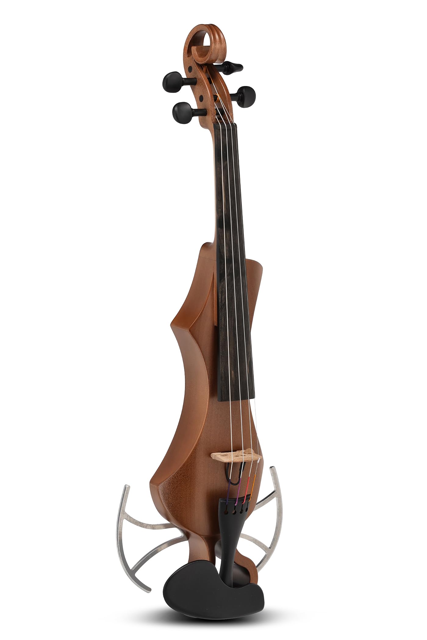 Violino elettrico GEWA, violino elettronico, Novita 3.0 3.0 oro-marrone con adattatore per poggiaspalla, 4 corde