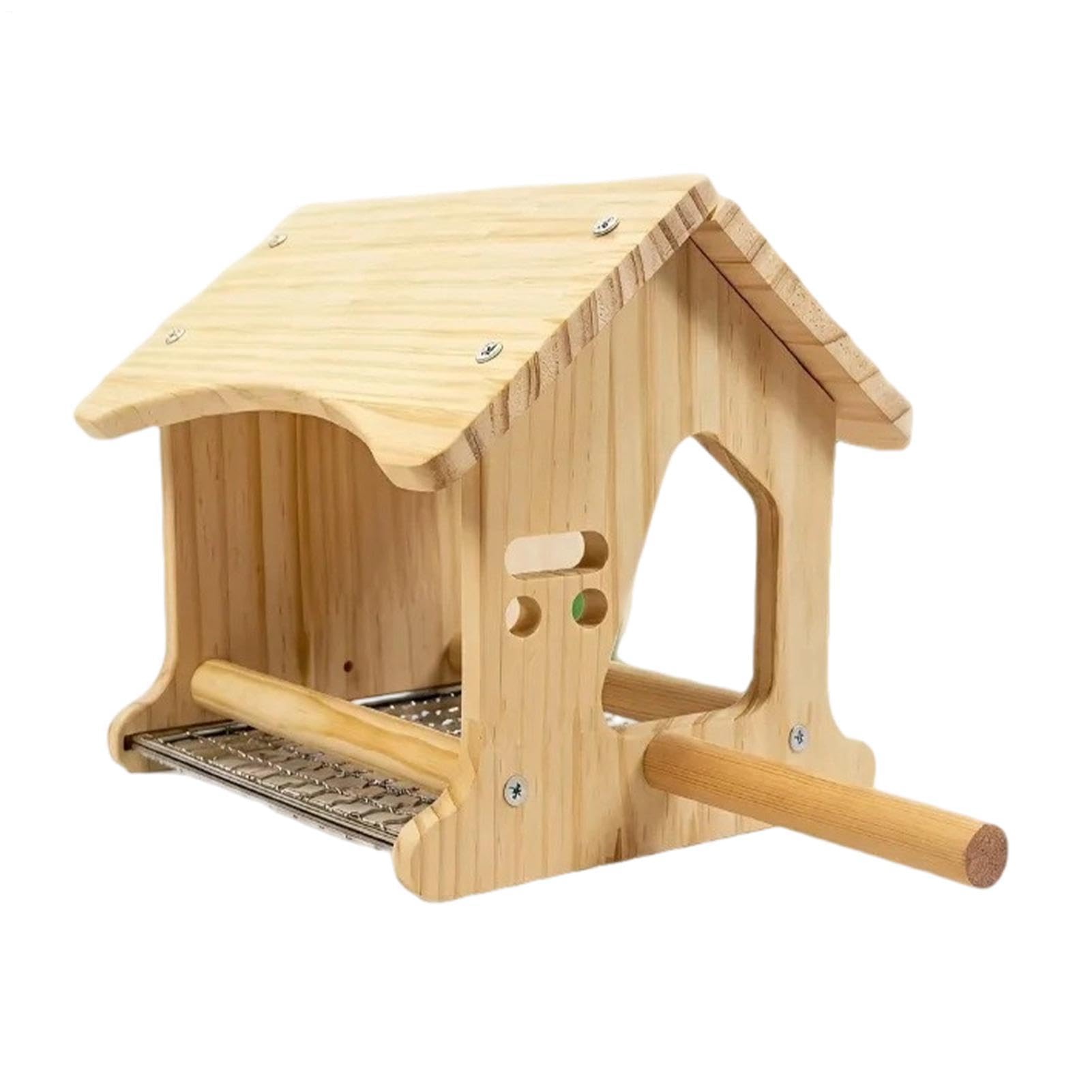 Maison À Oiseaux Nid De Reproduction En Bois Naturel
