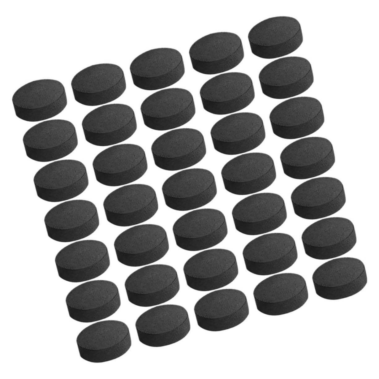 Carbón Vegetal para Exteriores 70 Pastillas Negro de Encendido | Barbacoa Portátil y Camping, Formato Ligero, Suministro Doméstico para Estufa
