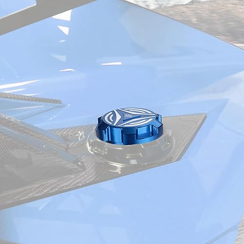Miniatura 2 de KEMIMOTO Tapa de gasolina de aluminio compatible con Polaris Slingshot SL LE R S SLR Grand Touring 2015-2023, tapa de aceite tapa de combustible