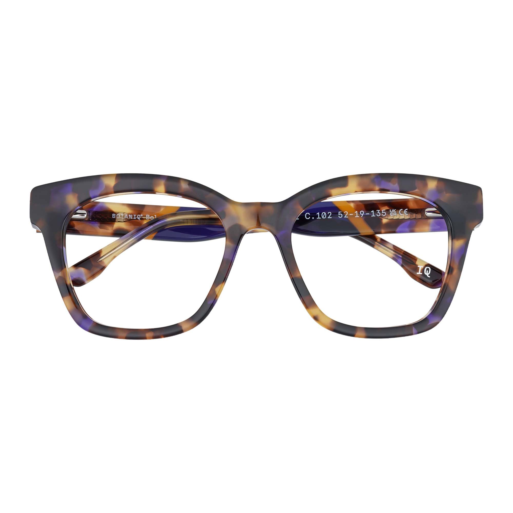 BOTANIQ Women's BIO-1132 oprawki na okulary, receptujące oprawki do oczu, Havanna, 52, havanna, 52