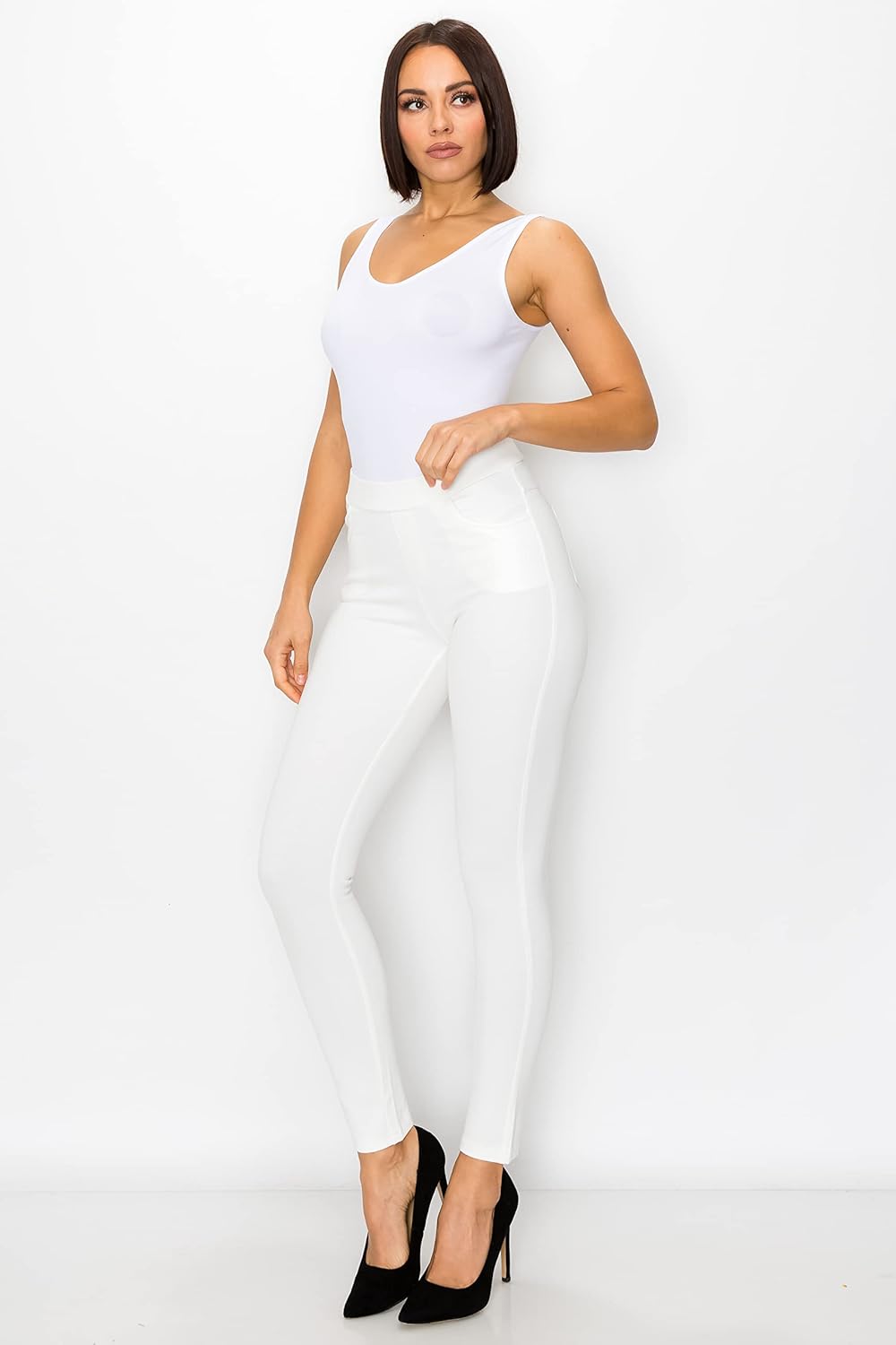 Prolific Health Women’s Ponte Pull-On Dress Pants – Slim, Flared & Straight Leg Work Pants for Teachers & Office - Image 4