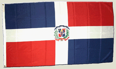 Preisvergleich Produktbild Flagge Dominikanische Republik - 90 x 150 cm