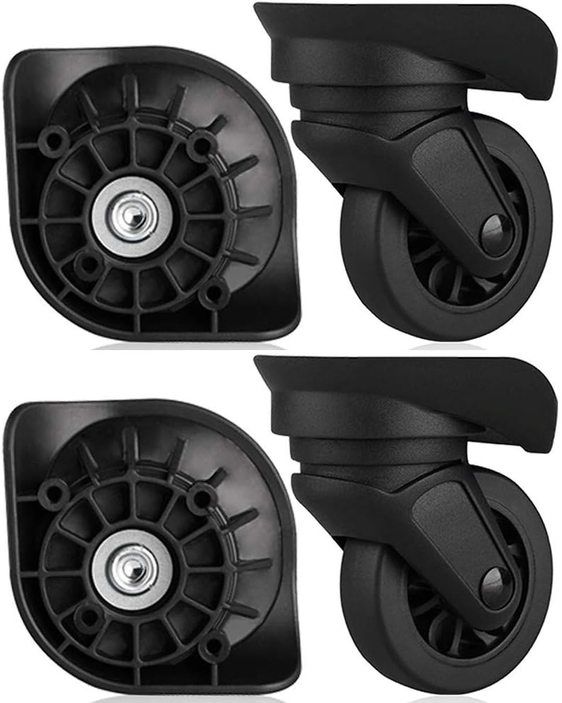 (DL-W158#) Mute Connected Spinner Wheels for Replacement Luggage Wheels Wear Silent Draw bar Box DIY