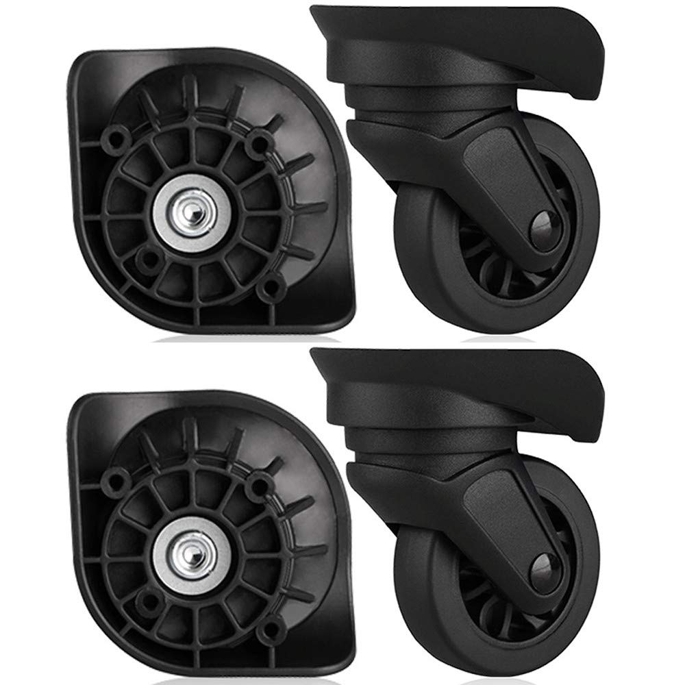 GH8 (DL-W158#) Mute Connected Spinner Wheels for Replacement Luggage Wheels Wear Silent Draw bar Box DIY (4 pcs/Set)