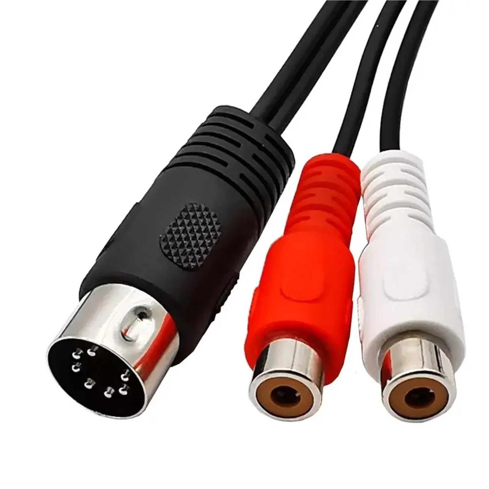 DIN 7-pinowy 7-pinowy na 2 kabel adaptera lotosu męski na żeński